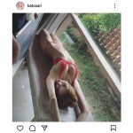 加藤紗里、真っ赤なランジェリー姿で美ボディを大胆披露！