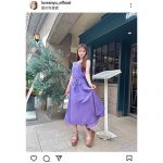 レースクイーン・広瀬晏夕、紫ワンピ姿に反響！「透明感が神」「綺麗過ぎて見惚れます」