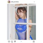 霧島聖子がボディーラインが強調された透けコスチュームで悩殺「セクシー度アップですね」「色っぽいですね」とファン大興奮