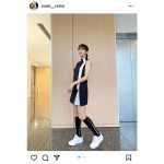 鷲見玲奈アナがミニスカ＆ノースリーブのゴルフコーデで魅了「ミニスカ似合うなぁー」「美脚」とファン歓喜