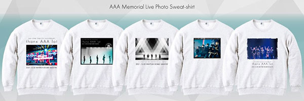 AAAの15周年記念ドームツアーのメモリアルグッズが発売
