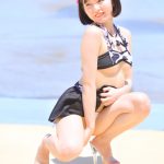 【写真特集 12枚】春さりな（ワンスアチャンス）、牛柄ビキニで桃尻を大胆見せ！＜近代麻雀水着祭2022＞