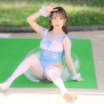 【写真特集 8枚】コスプレイヤー・ふれいあ、キワドいハイレグ水着で悩殺！＜近代麻雀水着祭2022＞