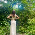 ダレノガレ明美、美背中あらわなノースリーブワンピショットを披露！