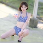 【写真特集 10枚】深田えいみ、ビキニ姿で食べるかき氷の所作に視線釘付け！＜近代麻雀水着祭2022＞
