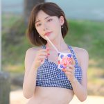 【写真特集 10枚】深田えいみ、ビキニ姿で食べるかき氷の所作に視線釘付け！＜近代麻雀水着祭2022＞