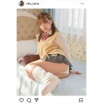 堀江りほ、制服姿の絶妙チラリズムに歓喜の声！「最高のアングルです」