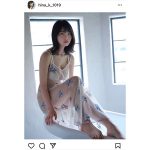 菊地姫奈 、シースルーのワンピースで美ボディ披露