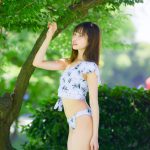 【写真特集 10枚】高坂琴水（キプリスモルホォ）、木漏れ日に浮かんだ美ボディラインで釘付け！＜近代麻雀水着祭2022＞