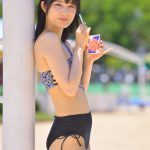 【写真 5枚】美音咲月（仮面女子）、黒髪なびかせ大人ビキニで視線釘付け！
