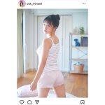 OS☆K・南みゆか、キャミソール姿で魅せるS字ラインにうっとり！