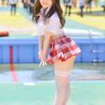 【写真特集 9枚】南いるか（ワンスアチャンス）、制服×白レースタイツで魅せる絶対領域！＜近代麻雀水着祭2022＞