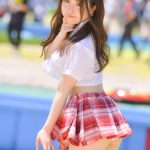 【写真特集 9枚】南いるか（ワンスアチャンス）、制服×白レースタイツで魅せる絶対領域！＜近代麻雀水着祭2022＞