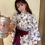 森咲智美、まんまる美乳を浴衣姿で大胆披露！