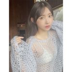 #ババババンビ・水湊みお、編み目ニットからのぞかせた美ボディにドキドキ！