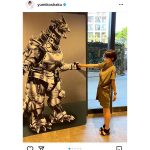 釈由美子、20年越しに相棒・3式機龍（メカゴジラ）と2ショット！イベントにもプライベートで参加