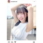 #2i2・天羽希純、脇見せ×ベロ出しウインクがあざとかわいい！