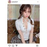 竹内星菜、美バストがはち切れそうなトップス着用で「おはよう！」投稿