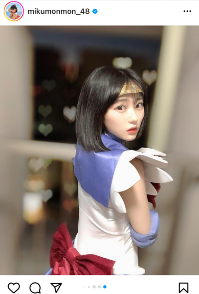 HKT48・田中美久、「セーラームーン」のコスプレにお仕置き希望続出！