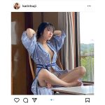 つじかりん、見えそうなはだけ浴衣ショットに歓喜の声！