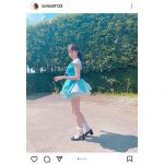 トリンドル玲奈、ポニテ×超ミニ丈で美脚際立つアイドルショット披露！