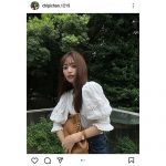 近藤千尋、ウエストちらりな大人カジュアルコーデを公開！