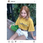 lol-エルオーエル-・hibiki、超ショーパンで生足太もも際立つ夏コーデ披露！