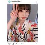 現役女子中学生・あんどうはな（少女歌劇団ミモザーヌ）が美しすぎる浴衣姿を披露！