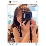 有村藍里、キャミ姿でカメラ越しのキュートなスマイルに「笑顔の藍里ちゃん最高です」「超絶可愛い」と絶賛の声！