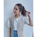 ドラマ『ユニコーンに乗って』石川恋、ポニーテール凛花のオフショット