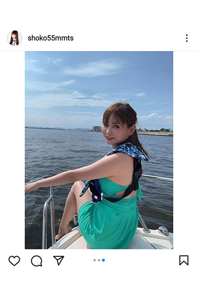 中川翔子、水着姿であらわな豊満なバストに「エロいマーメイド」「しょこたんの胸元が眩しい」と歓喜の声！