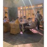 ドラマ『パンドラの果実』ディーン・フジオカ×岸井ゆきの×ユースケ・サンタマリアら、暖かい日差しが差し込むテラスでの和やかオフショットを公開