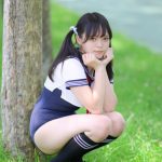 【写真特集】コスプレイヤー・つづく、スク水×セーラーのフェチコスで視線釘付け！＜近代麻雀水着祭2022＞