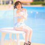 【写真特集】山下百合菜（シブヤDOMINION）、白網タイツ美脚をセクシーに見せつけ！＜近代麻雀水着祭2022＞