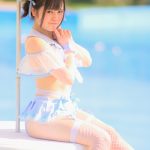 【写真特集】山下百合菜（シブヤDOMINION）、白網タイツ美脚をセクシーに見せつけ！＜近代麻雀水着祭2022＞