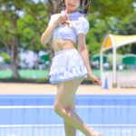 【写真特集 11枚】藤本南（dela）、激甘ガーリーなウェイトレス風衣装にドキドキ！＜近代麻雀水着祭2022＞