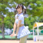 【写真特集 11枚】藤本南（dela）、激甘ガーリーなウェイトレス風衣装にドキドキ！＜近代麻雀水着祭2022＞