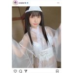 えなこ、幽霊界イチセクシーなスケスケ白装束にファン「毎晩出て欲しい」