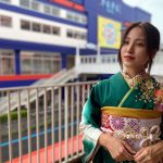 「ミスユニバーシティ 2022」埼玉代表・米澤心寧、『#振袖gram』埼玉北上尾店オープン記念で振袖姿を披露