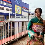 「ミスユニバーシティ 2022」埼玉代表・米澤心寧、『#振袖gram』埼玉北上尾店オープン記念で振袖姿を披露