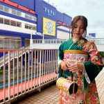 「ミスユニバーシティ 2022」埼玉代表・米澤心寧、『#振袖gram』埼玉北上尾店オープン記念で振袖姿を披露