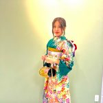 「ミスユニバーシティ 2022」埼玉代表・米澤心寧、『#振袖gram』埼玉北上尾店オープン記念で振袖姿を披露