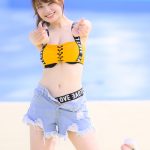 【写真特集 17枚】広山楓（notall）、スポーティなお腹見せコーデで届ける健康美ボディ＜近代麻雀水着祭2022＞