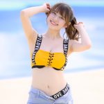 【写真特集 17枚】広山楓（notall）、スポーティなお腹見せコーデで届ける健康美ボディ＜近代麻雀水着祭2022＞