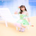 【写真特集 30枚】広山楓（notall）、ミニのメイド服で魅せる絶対領域とヘルシーボディ！＜近代麻雀水着祭2022＞