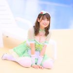 【写真特集 30枚】広山楓(notall)、ミニのメイド服で魅せる絶対領域とヘルシーボディ!<近代麻雀水着祭2022>