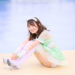 【写真特集 30枚】広山楓（notall）、ミニのメイド服で魅せる絶対領域とヘルシーボディ！＜近代麻雀水着祭2022＞