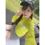 dela・今田希、ミニのゴルフウェアで絶対領域披露！