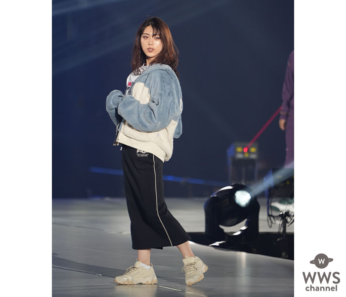 井手上漠、関コレ「FILA」ステージにキュートなモコモコアウターで可愛く登場！＜EXIA Presents KANSAI COLLECTION 2022 A/W＞