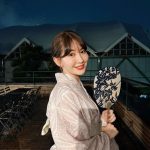 小嶋陽菜、花火を見上げながら浴衣バーベキューで夏満喫「いつか浴衣でイベントとかしてみたい」